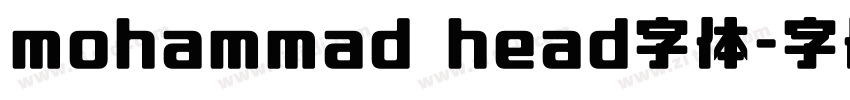 mohammad head字体字体转换